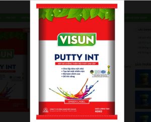 Bột bả chống thấm nội thất VISUN PUTTY – INT