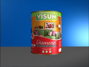 Sơn nội thất bóng cao cấp VISUN – NO1 – DIAMOND