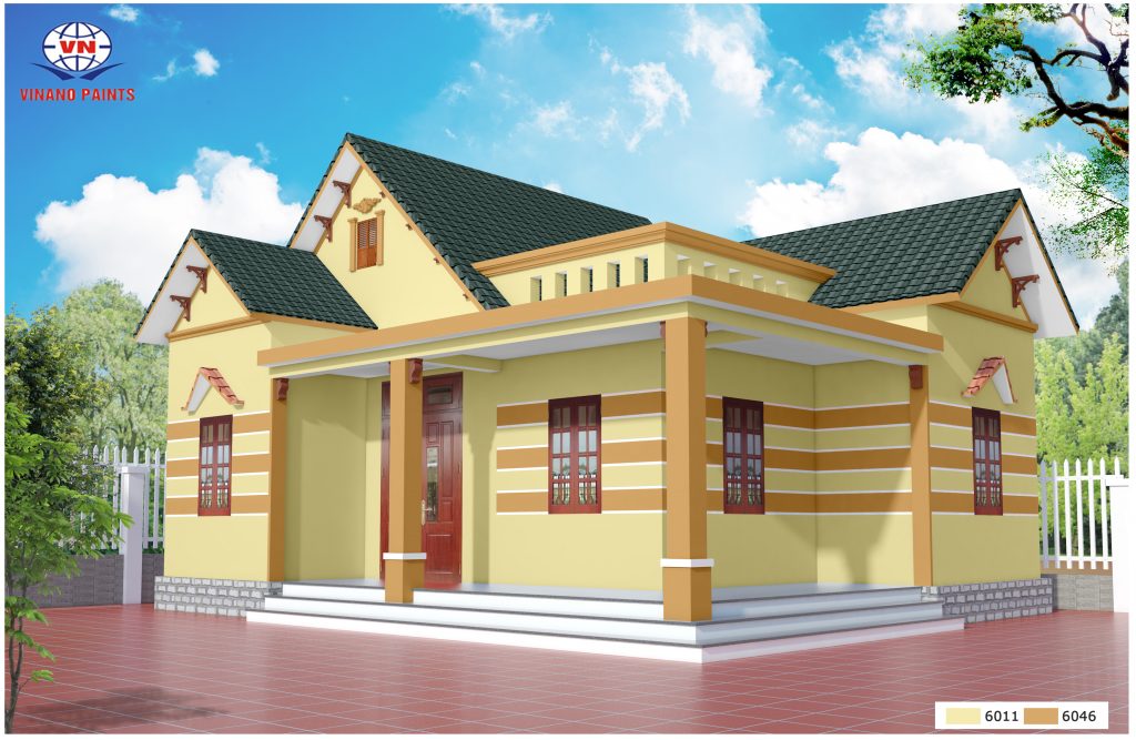 Mẫu sơn nhà đẹp 7